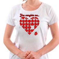 T-shirt You complete me